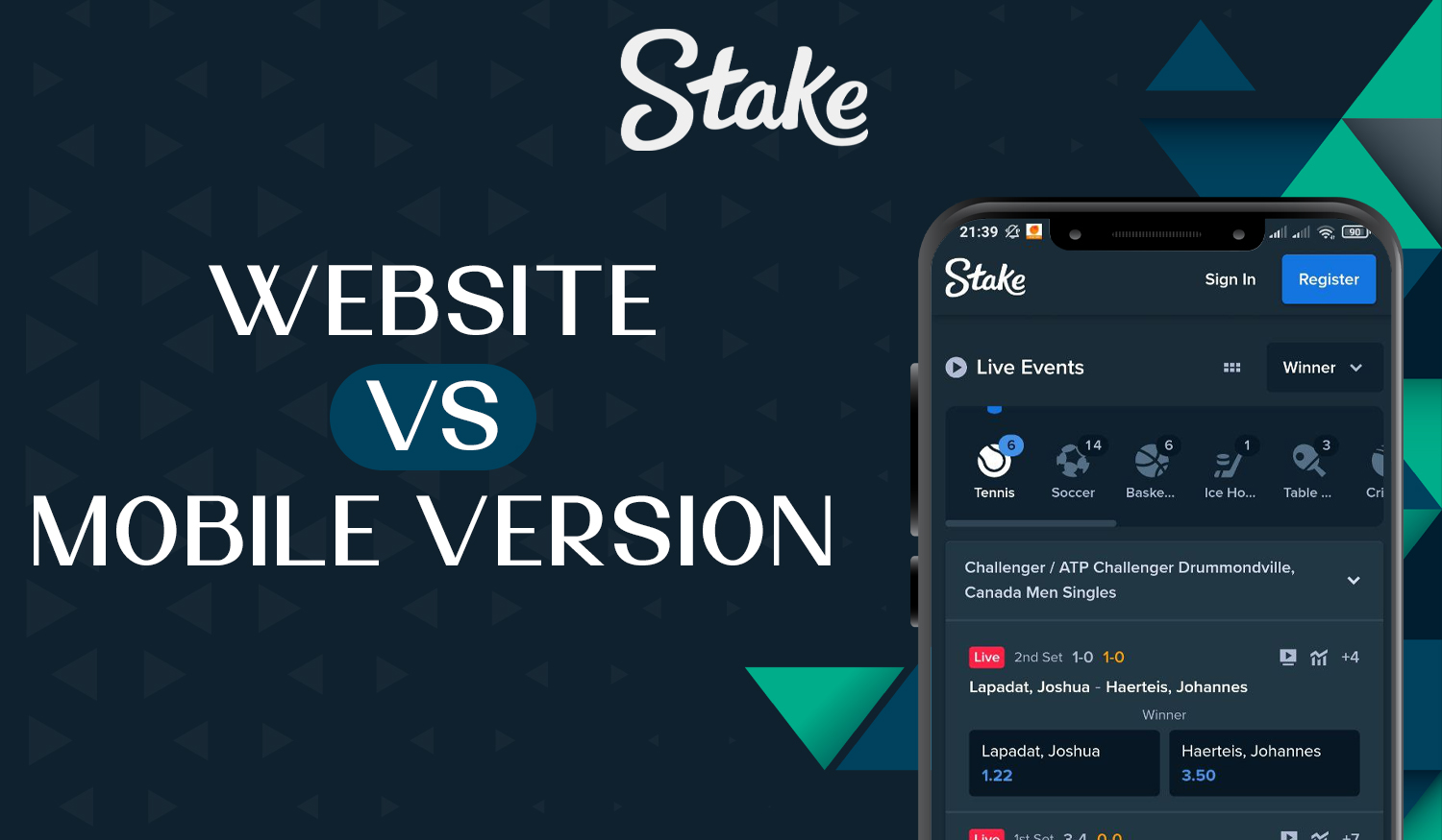 Wie sich die Stake Mobile App von der Stake Desktop App unterscheidet: Die wichtigsten Punkte