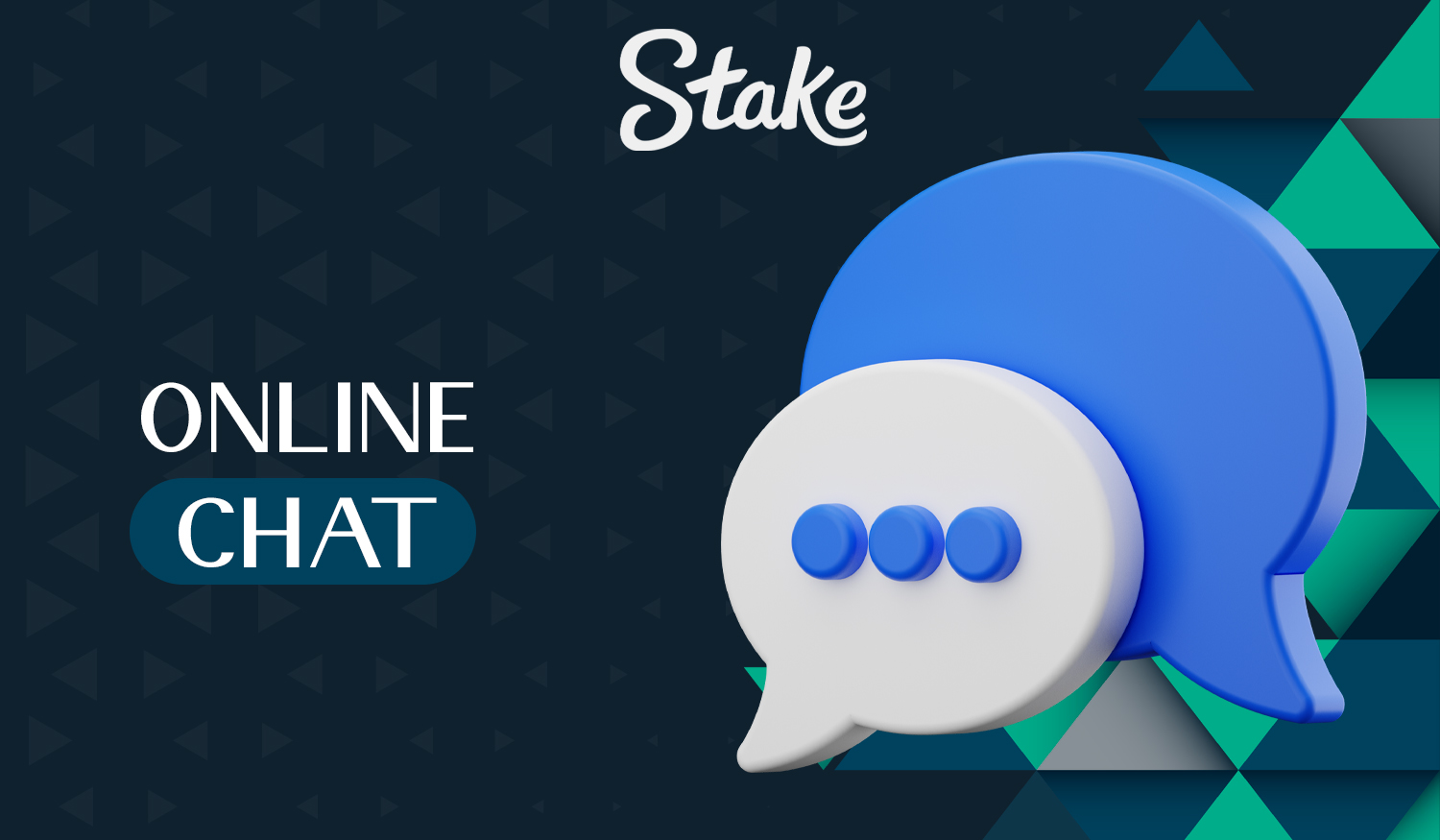 Kontaktaufnahme mit Stake über Live Chat