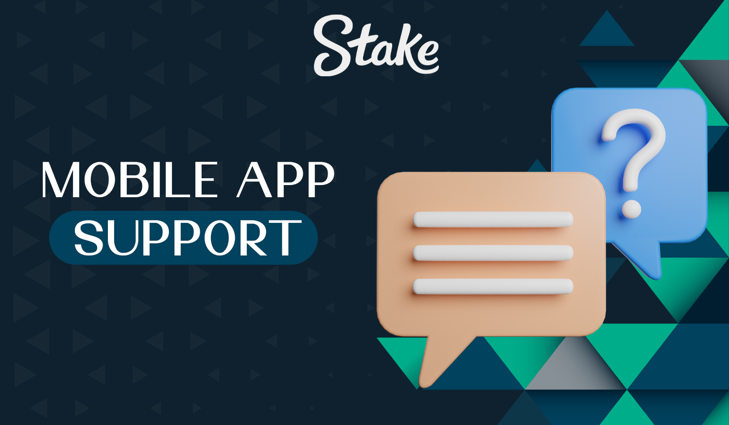So kontaktieren Sie den Support über die Stake Mobile App